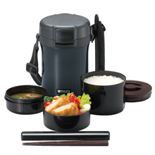 2L DOUBLE STAINLESS STEEL VACUUMISED LUNCH BOX